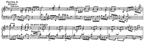 
	Bach, variation X, Partita sur le choral Ach, was soll ich Sünder machen BWV 770, extrait.