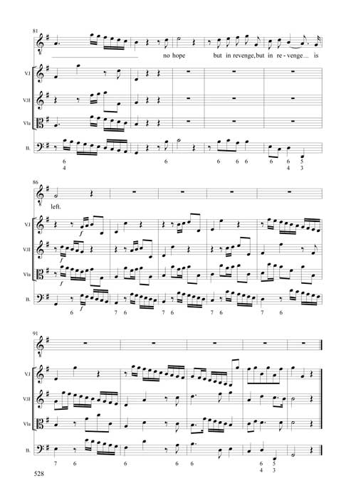 
	 
	Georg Friedrich Handel, Belshazzar, Aria « Opprest with never ceasing grief », seconde version remaniée pour les représentations de 1745. Édition Pascal Duc / Les Arts florissants.