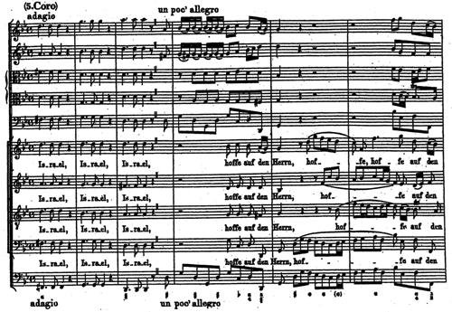
	Bach, Cantate Aus der Tiefen rufe ich BWV 131, dernier chœur, extrait.
