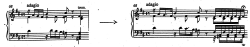 
	Bach, Toccata en ré majeur BWV 912, version 1 et version 2, extraits.