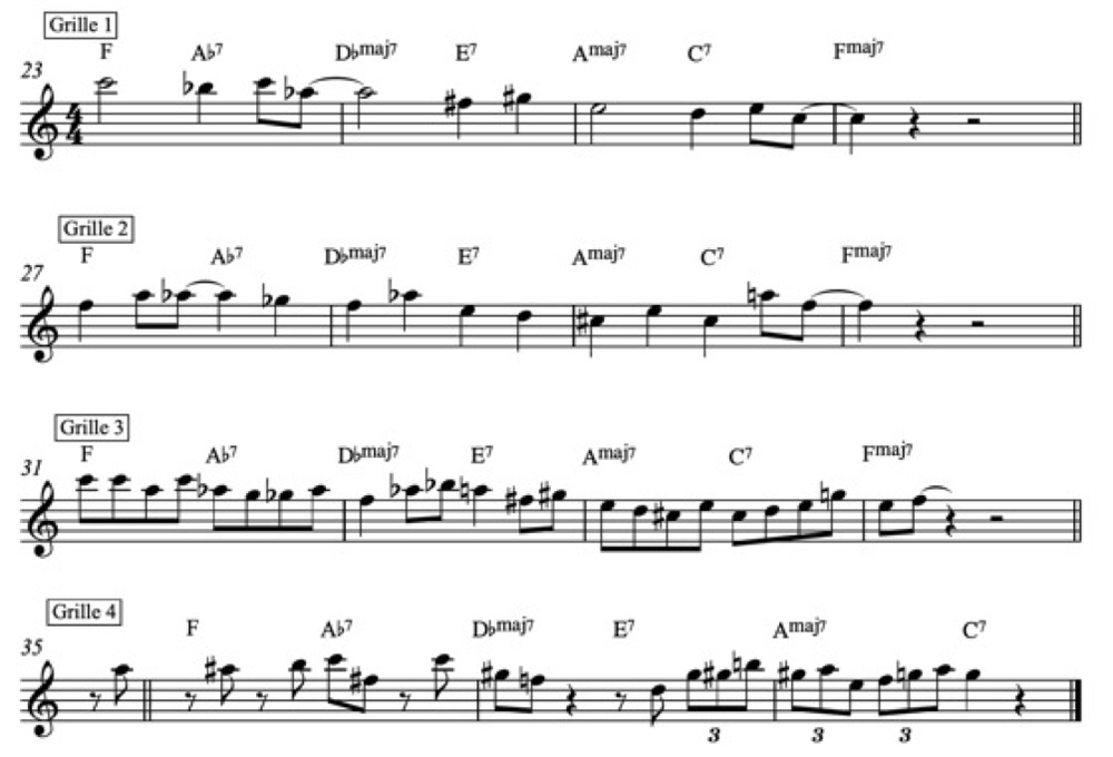 
	Solo de John Coltrane dans 26-2 (1960).