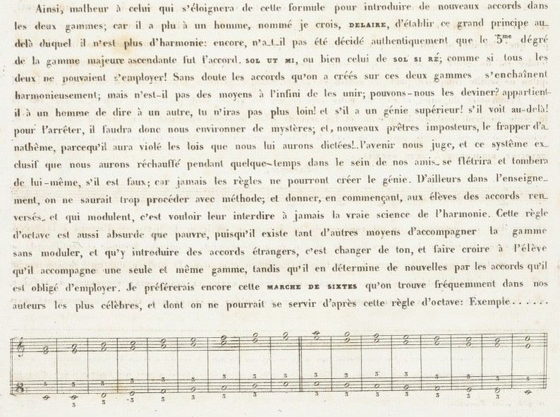 COLET, H., La Panharmonie musicale ou Cours complet de composition théorique et pratique, 1re édition, Paris, Pacini, 1837, p. 62.